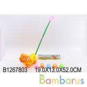 Каталка с ручкой 2322 в пак. в кор.2*36шт | фото №0