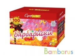 СуперСалют СС8201 Батарея салютов Барбариски  (1,25"х100) Фейерверк | фото №0