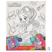 Набор д/тв-ва ЭНЧАНТИМАЛС холст для росписи по контуру 20*25 (6 кр+кисть) MultiArt в кор.48шт | фото №0