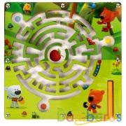 Игрушка деревянная Ми-ми-мишки лабиринт магнитный Буратино в кор.24шт | фото №0