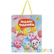 Пакет подарочный глянцевый МАЛЫШАРИКИ 33х46х20см в пак. "Играем вместе" уп-12шт в кор.6уп | фото №0