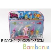 НАБОР ИЗ 5-И ФИГУРОК С АКСЕСС., В АССОРТ. НА КАРТ. 24*29*3СМ в кор.2*96наб | фото №0