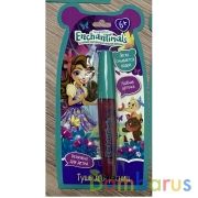 Косметика ДЛЯ ДЕВОЧЕК ЭНЧЕНТИМАЛС тушь для ресниц, розовый, 8мл блистер МИЛАЯ ЛЕДИ в кор.4*24шт | фото №0