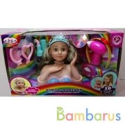 Кукла-манекен 20 см, с руками, в комплекте 10 акс  для создания стильного образа КАРАПУЗ в кор2*12шт | фото №0