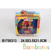 Железная дорога мультяшная на бат. в кор. в кор.2*60шт | фото №0