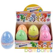 Набор шарик. крупнозерн. не застыв. пласт. MultiArt Фиксики 16гр/бол.яйцо 14*9,5см, уп-6шт в кор.8уп | фото №0