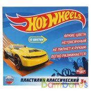 Пластилин классический ХОТ ВИЛС 12 цв (180 г) MultiArt в кор.16шт | фото №0