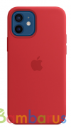 Чехол для Apple iPhone 12/12 Pro Silicon Case Protect (Красный) | фото №0