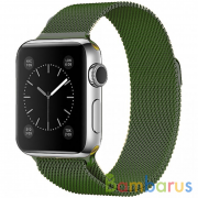 Ремешок Metalband для Apple Watch 38/40mm, миланский сетчатый (Темно-зелёный) | фото №0