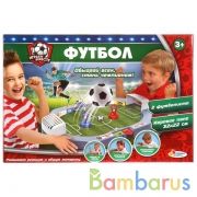 Игра настольная футбол в русс. кор. "Играем вместе" 34*5,5*23см в кор.2*18шт | фото №0