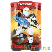 Конструктор "город мастеров" самурай в банке, 51дет. Город мастеров в кор.2*48шт | фото №0