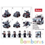 Конструктор транспорт+фигурки в кор. в дисплее (русс. уп.) уп-6шт в кор.18уп | фото №0