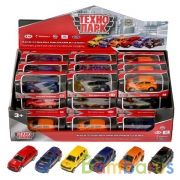 ТМ ТЕХНОПАРК. МАШИНА МЕТАЛЛ. КРОССОВЕРЫ СПОРТ МИКС 7,5СМ В КОР. В ДИСПЛЕЕ УП-36ШТ в кор.2*4уп | фото №0