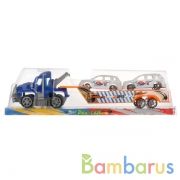 Автовоз инерц. с машинками, цвет в ассорт. в пласт. в кор.2*48шт | фото №0