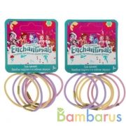 Аксессуары д/девочек ЭНЧЕНТИМАЛС резинки для волос тонкие, 6 шт МИЛАЯ ЛЕДИ уп-10шт в кор.100уп | фото №0