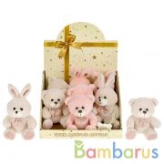 Игрушка мягкая дисплей "мишки и зайки", 13см, без чипа, в диспл. МУЛЬТИ-ПУЛЬТИ уп-9шт в кор.12уп | фото №0