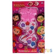 Косметика ДЛЯ ДЕВОЧЕК БАРБИ тени, тени с блестками, помада, апплик блистер МИЛАЯ ЛЕДИ в кор.2*180шт | фото №0