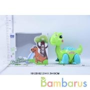 Игрушка динозавр на бат. свет+звук, цвет в ассорт. в кор. в кор.2*24шт | фото №0