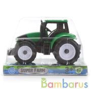 Трактор инерц. цвет в ассорт. 9970 в пласт. 13,5*8*9см в кор.2*144шт | фото №0