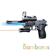 Пистолет с лазер. прицелом и фонариком 2118-A Р в кор. в кор.108шт | фото №0