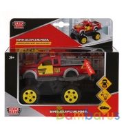 Машина металл Джип с больш.кол.Авто Ралли свет+звук, открыв. двери, инерц. Технопарк в кор.2*24шт | фото №0