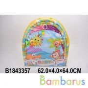 Коврик детский мягкий с погремушками 114 в сумке в кор.36шт | фото №0