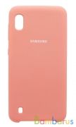 Чехол силиконовый Silicon Cover для Samsung A10 (Розовый песок) | фото №0