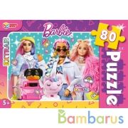 Барби. Пазлы классические в коробке. Пазл 80 деталей. Умные игры в уп.16шт в кор.8уп | фото №0