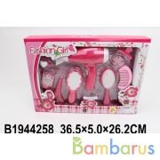 Набор для волос, фен на бат., с аксесс. HC312C в кор. в кор.2*24шт | фото №0