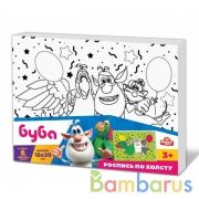 Набор д/дет тв-ва мультиарт БУБА холст для росписи 15*20 см MultiArt в кор.48шт | фото №0