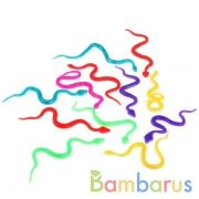 Игрушка лизун цветная змея 12шт, в ассорт. в пак. ИГРАЕМ ВМЕСТЕ в кор.2*72шт | фото №0