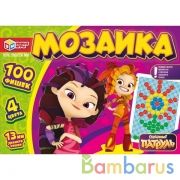 Сказочный патруль. Мозаика пластиковая. 100 фишек.4 цвета. Поле 280х200мм в кор Умные игры в кор16шт | фото №0
