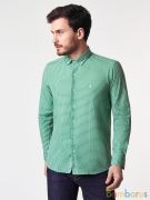 Мужская зеленая рубашка Damon | фото №0