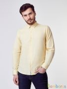 Мужская желтая рубашка Damon | фото №0