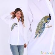 Классическая Белая Женская Рубашка | фото №0