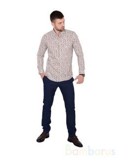 Бежевая Мужская Рубашка Damon
