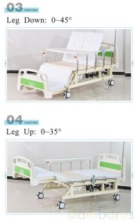 Медицинский кровать c электроприводом с туалетным устройством (Автоматический)