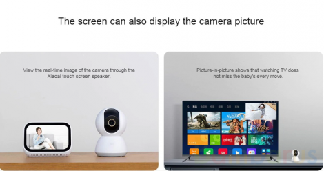 IP камера Xiaomi Mi Smart Camera 2K (PTZ Version) 1296P 360 угол  WIFI