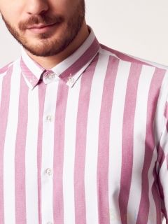 Рубашка Damon бордовый, белый