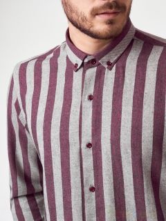 Рубашка Damon бордовый, Серый
