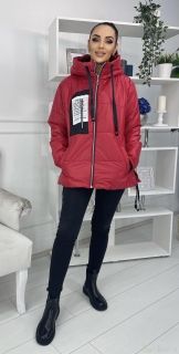 Красная Женская Куртка / Осень - Зима