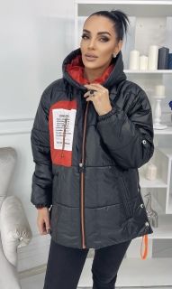 Черная Женская Куртка / Осень - Зима