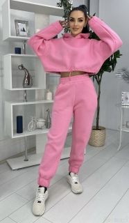 Розовый Спортивный женский костюм Двойка