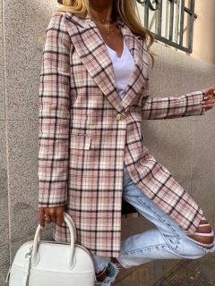 Женское Пальто в клетку