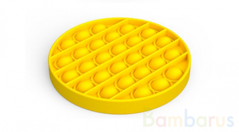 pop it желтый круглый 