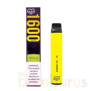 Puff XXL 1600 Banana Ice - Банановый лед на Bambarus