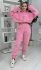 Розовый Спортивный женский костюм Двойка