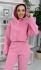 Розовый Спортивный женский костюм Двойка