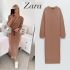 Трикотажная платье  Zara